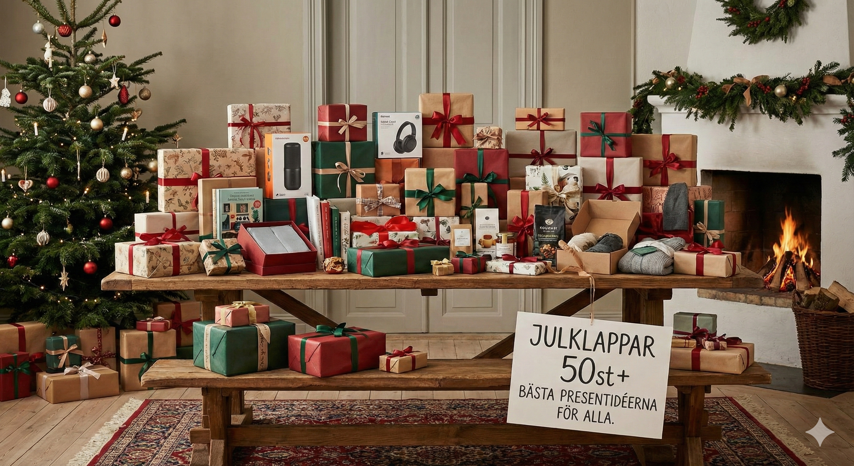 Julklappar 2026: Kompletta guiden med 50+ presentidéer
