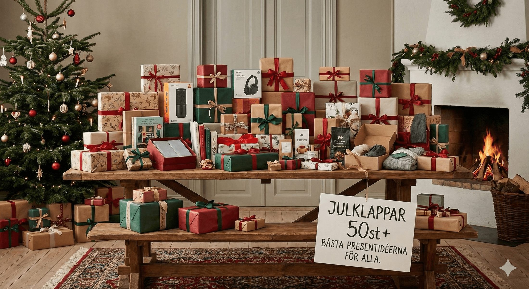 Julklappar 2026: Kompletta guiden med 50+ presentidéer