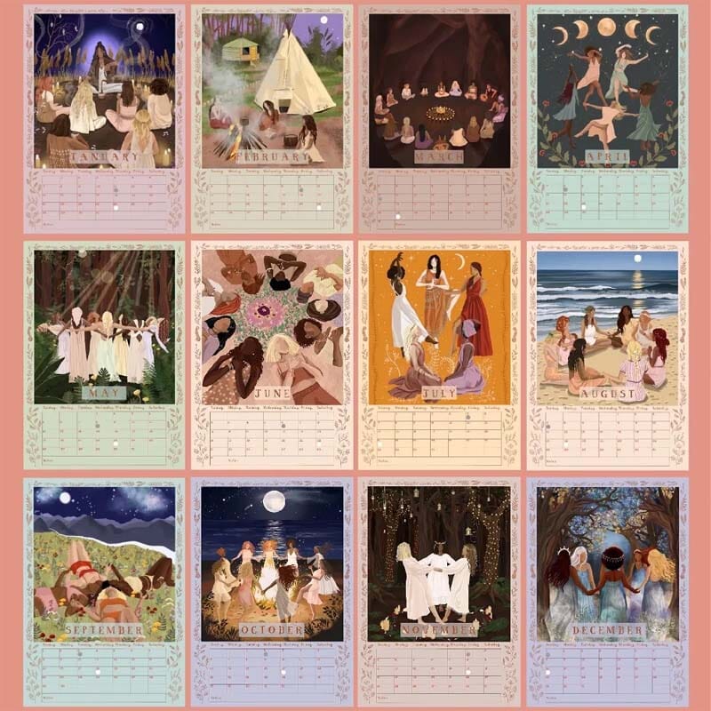 2024 Kvinnocirkeln - vÀggkalender - Dossify