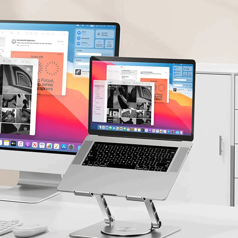 360 graders roterande laptopställ - Dossify