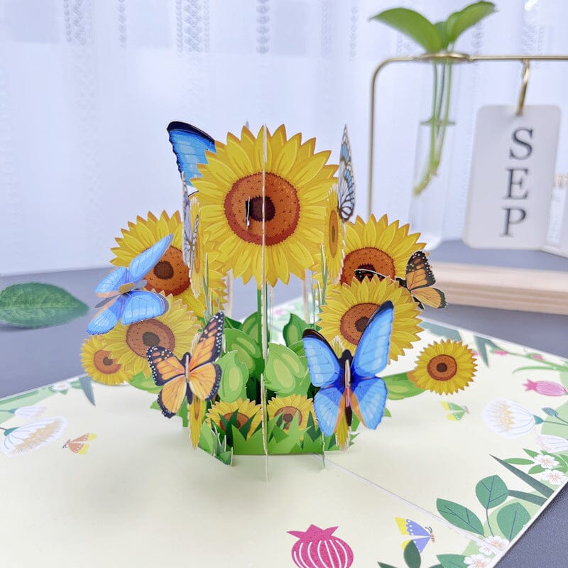 3D Blomsterkort - Dossify