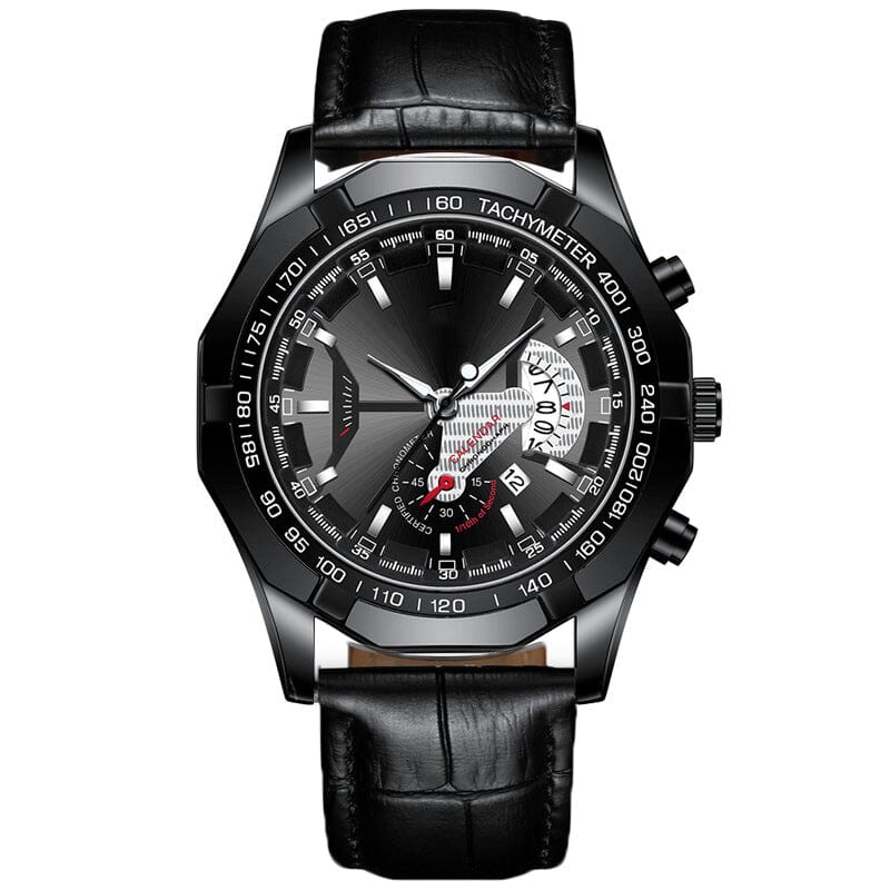 47 mm Armbandsur - Kvartsur med multifunktion för män - Dossify