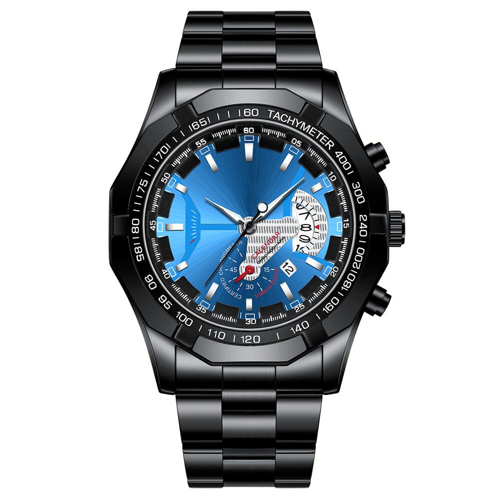 47 mm Armbandsur - Kvartsur med multifunktion för män - Dossify