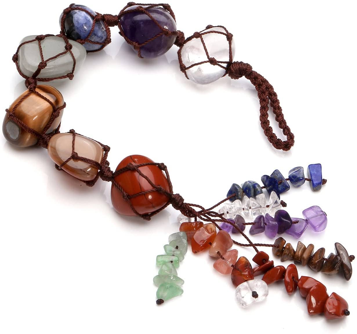 7 Chakra healing Reiki sten tassel - Dossify