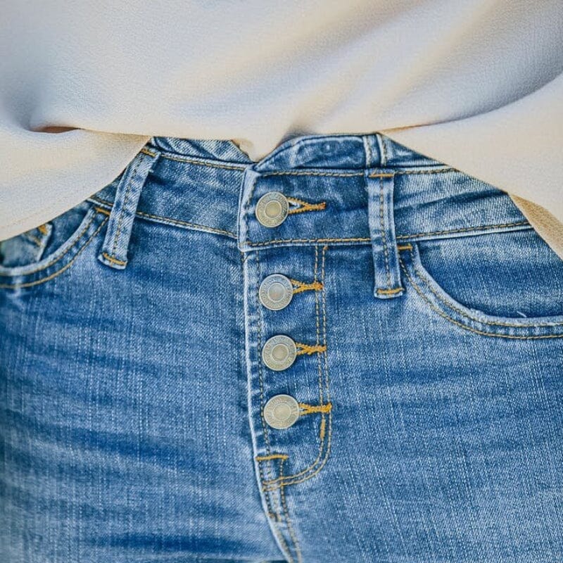 70-tals vintage jeans med hög midja - Dossify