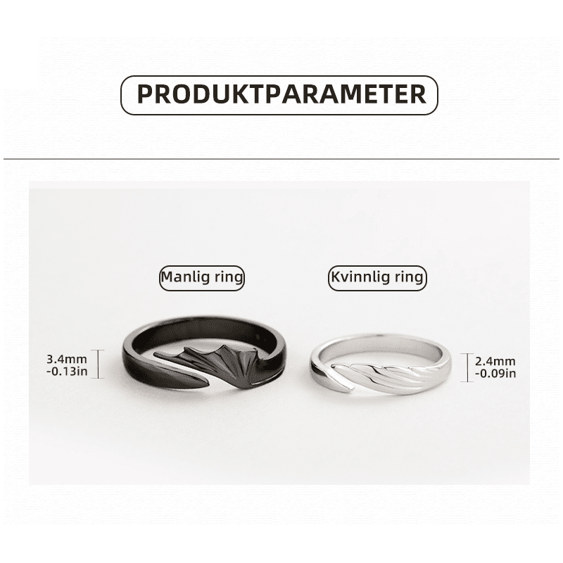 Angel And Demon Par-ringar - Dossify