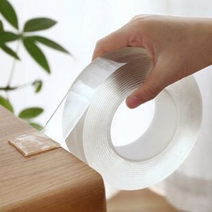 Återanvändbar Dubbelhäftande Nanotejp - Dossify