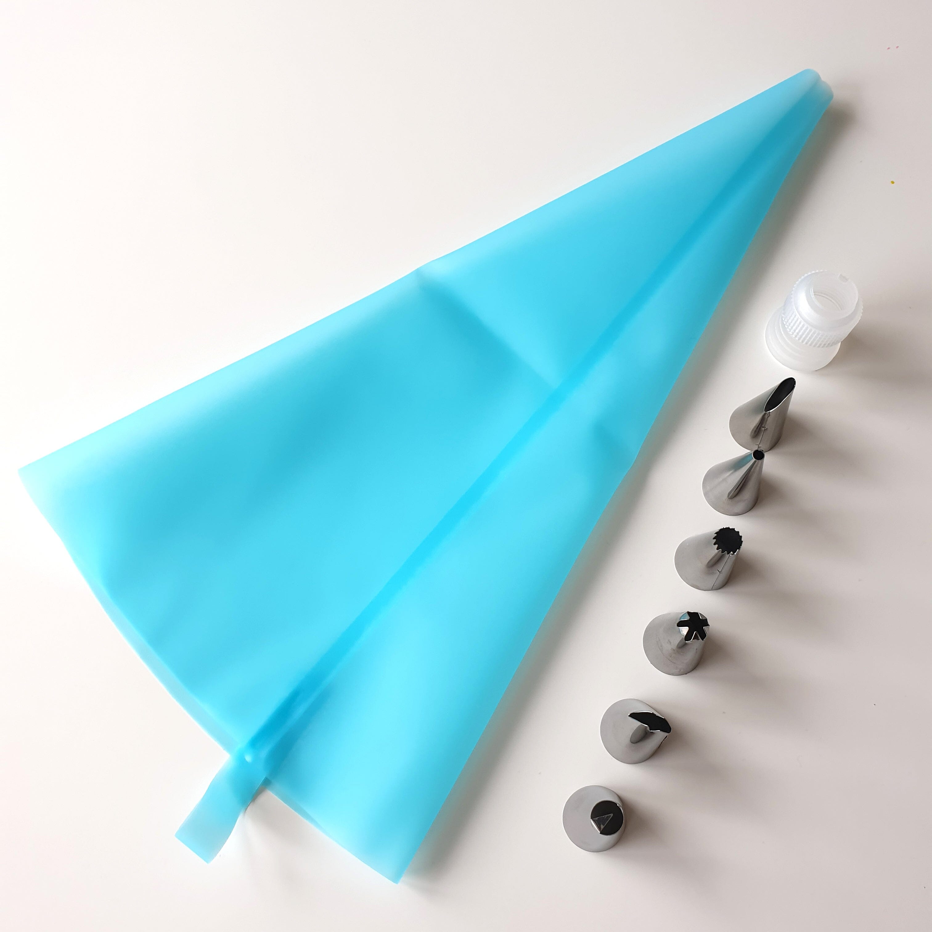 Återanvändningsbar Spritspåse i Silikon med 6 st munstycken - Dossify