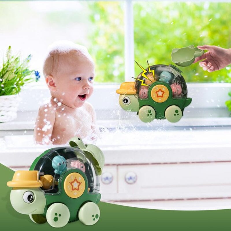 Badleksaker för småbarn - Sköldpadda - Dossify