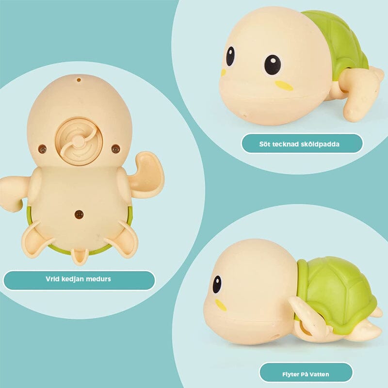 Badleksaker för småbarn - Sköldpadda - Dossify