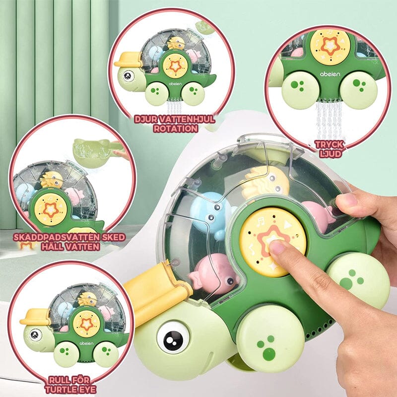 Badleksaker för småbarn - Sköldpadda - Dossify