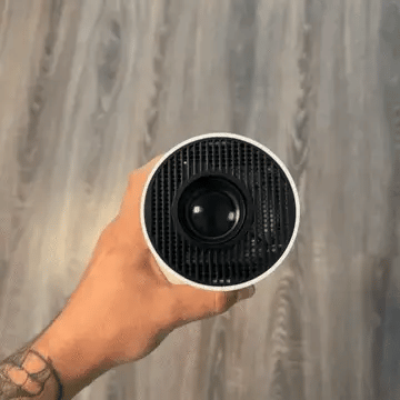 Bärbar 4k WIFI-projektor med Android 10, iOS kompatibel - Dossify