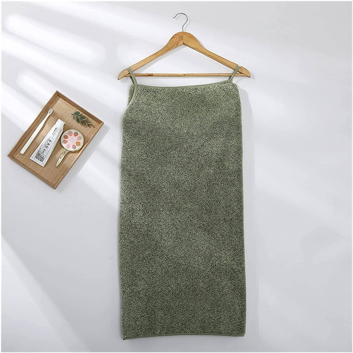 Bärbar korall Fleece handduk - Dossify