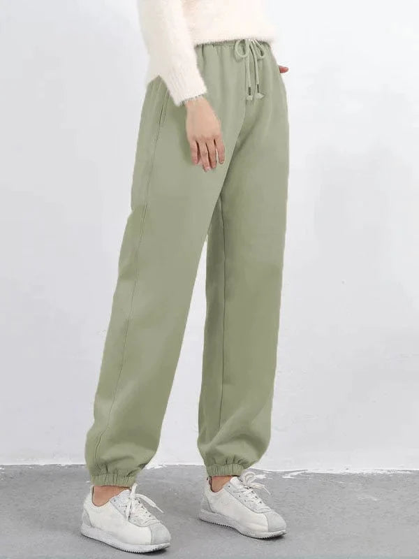 Brisket® | Joggingbyxor i bomullsfleece för kvinnor - Dossify
