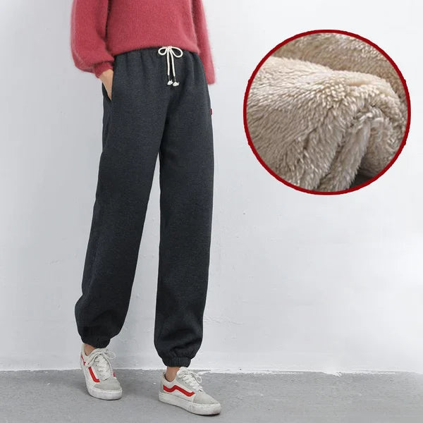 Brisket® | Joggingbyxor i bomullsfleece för kvinnor - Dossify