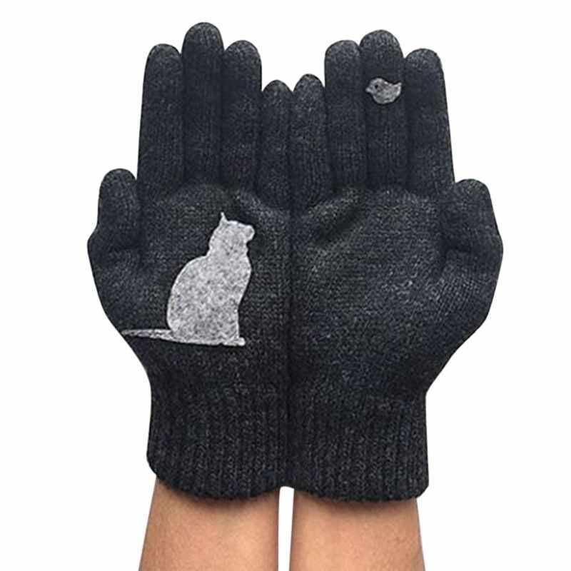 Cat Fan Cotton Gloves - Dossify