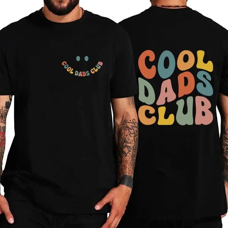 Cool Dad Club T-shirt – Perfekt Present till Pappa, Morfar & Make! - Dossify