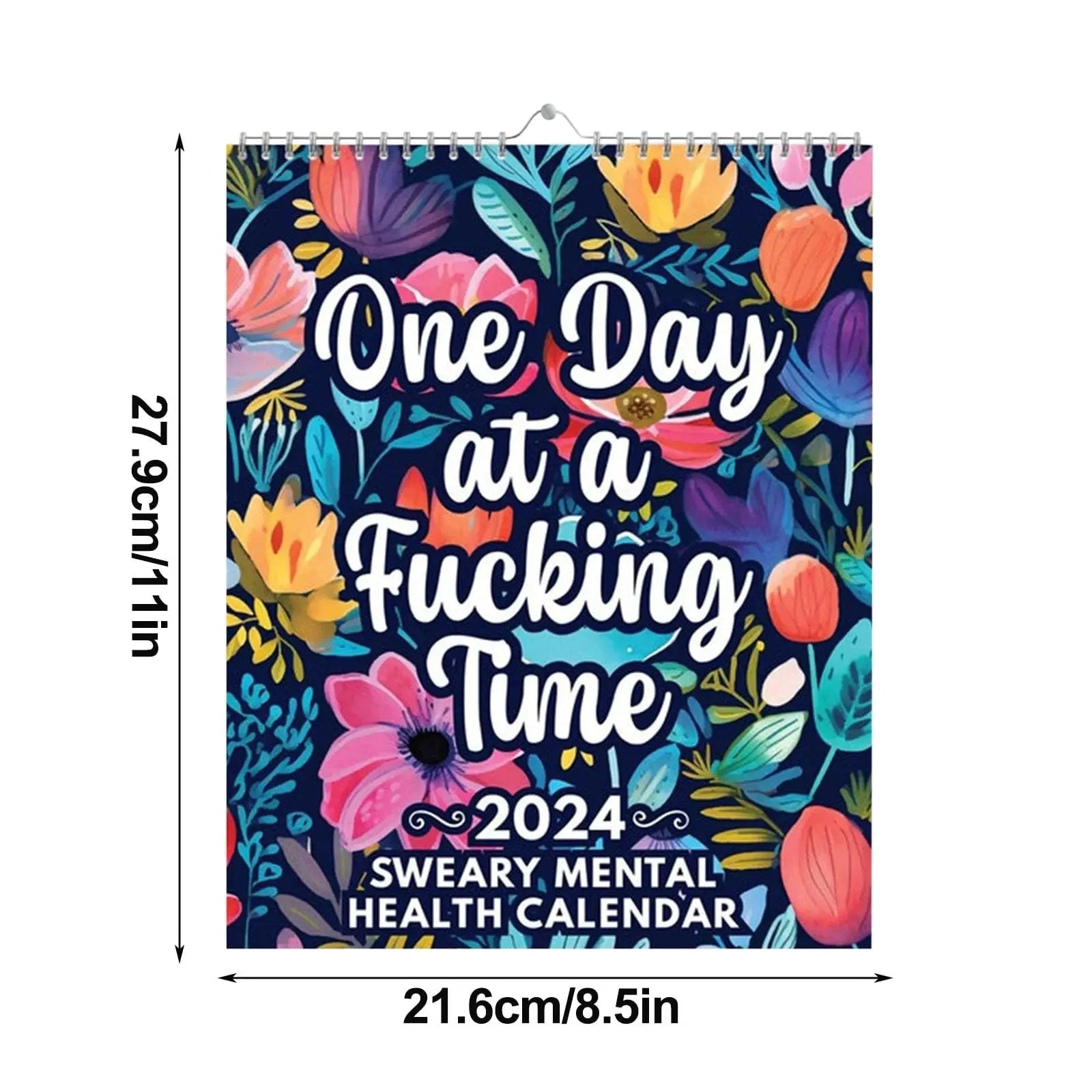 En j*vla dag i taget! - Rolig Mental Hälsa-Kalender för 2024 - Dossify