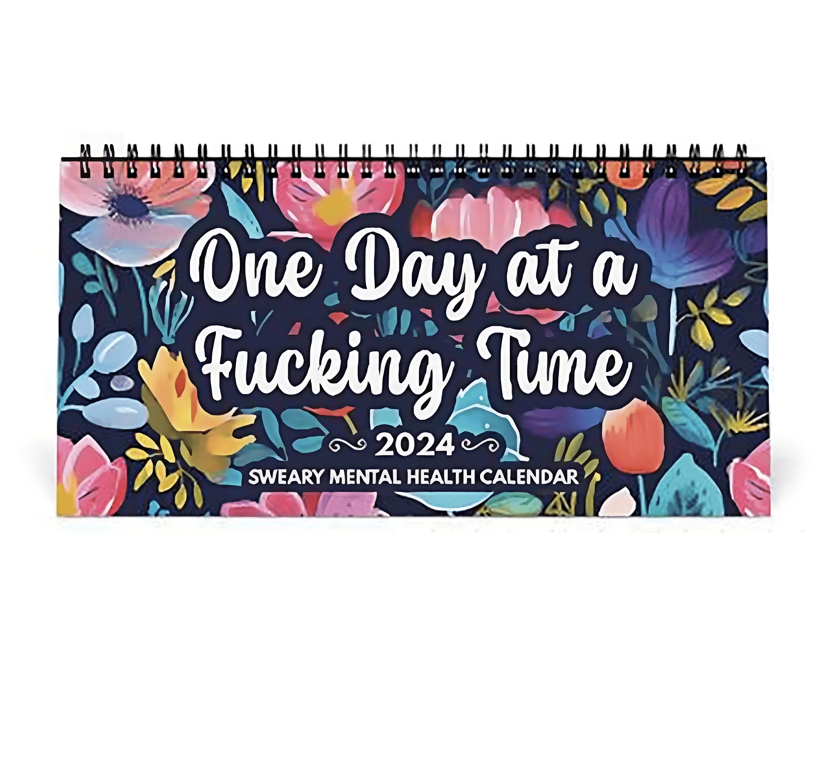 En j*vla dag i taget! - Rolig Mental Hälsa-Kalender för 2024 - Dossify