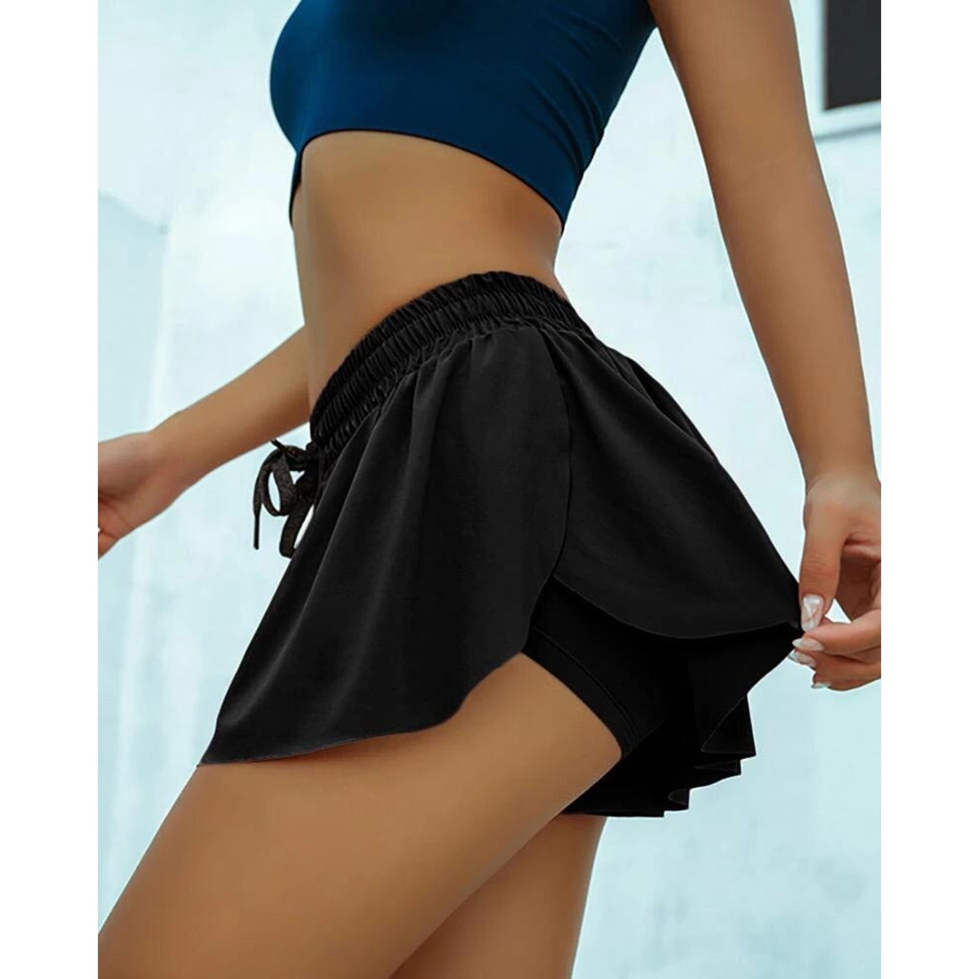 Flowy Fitness Shorts - Dossify