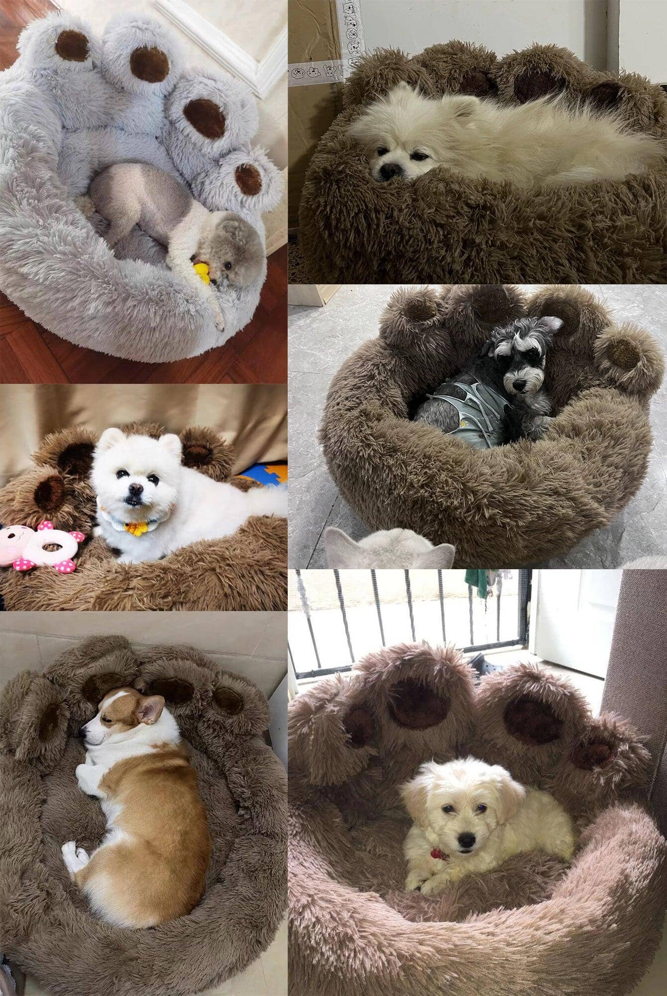 Fluffig och gosig bädd för hund och katt - Dossify
