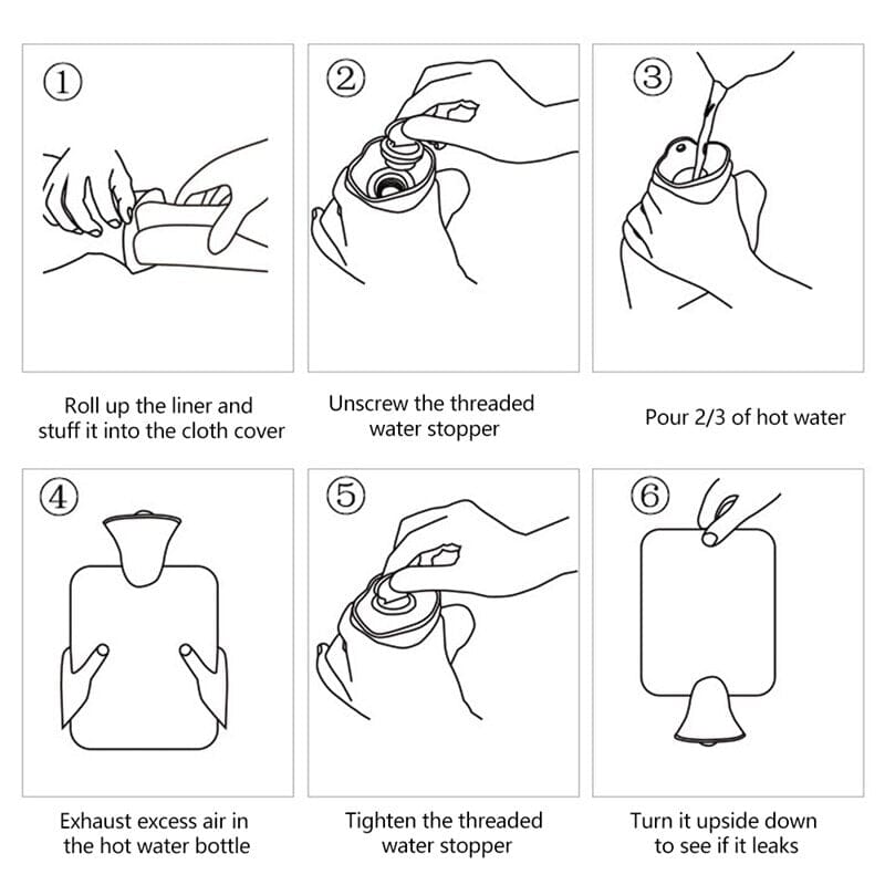 Fluffig Värmeflaska - Dossify