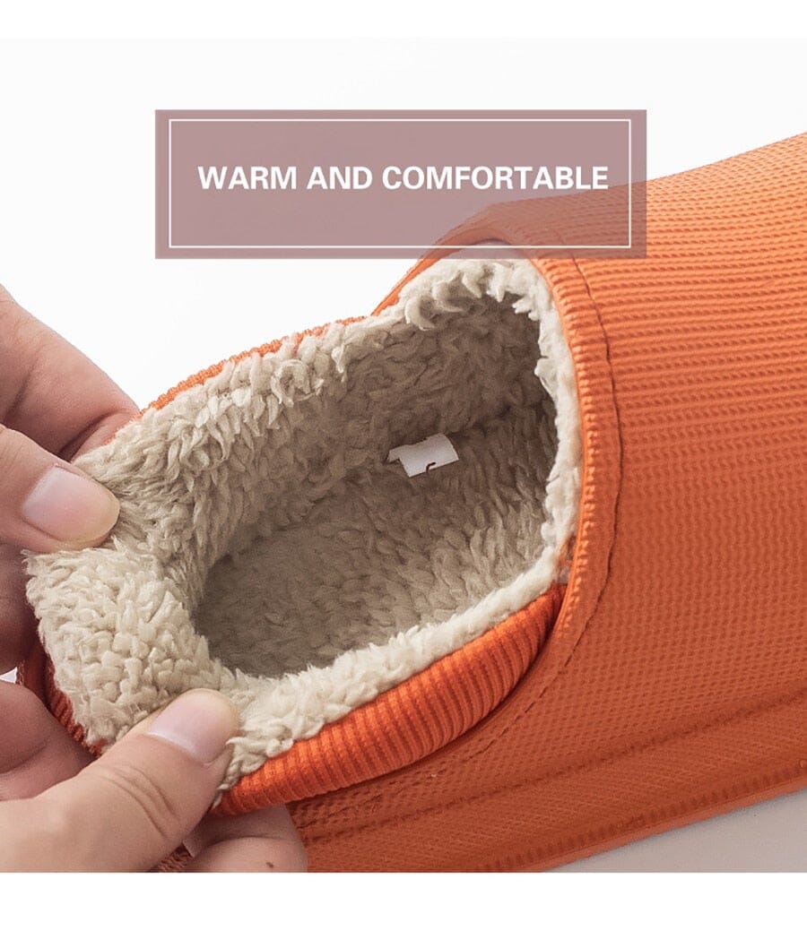 Fluffiga mjuka vintertofflor - Dossify