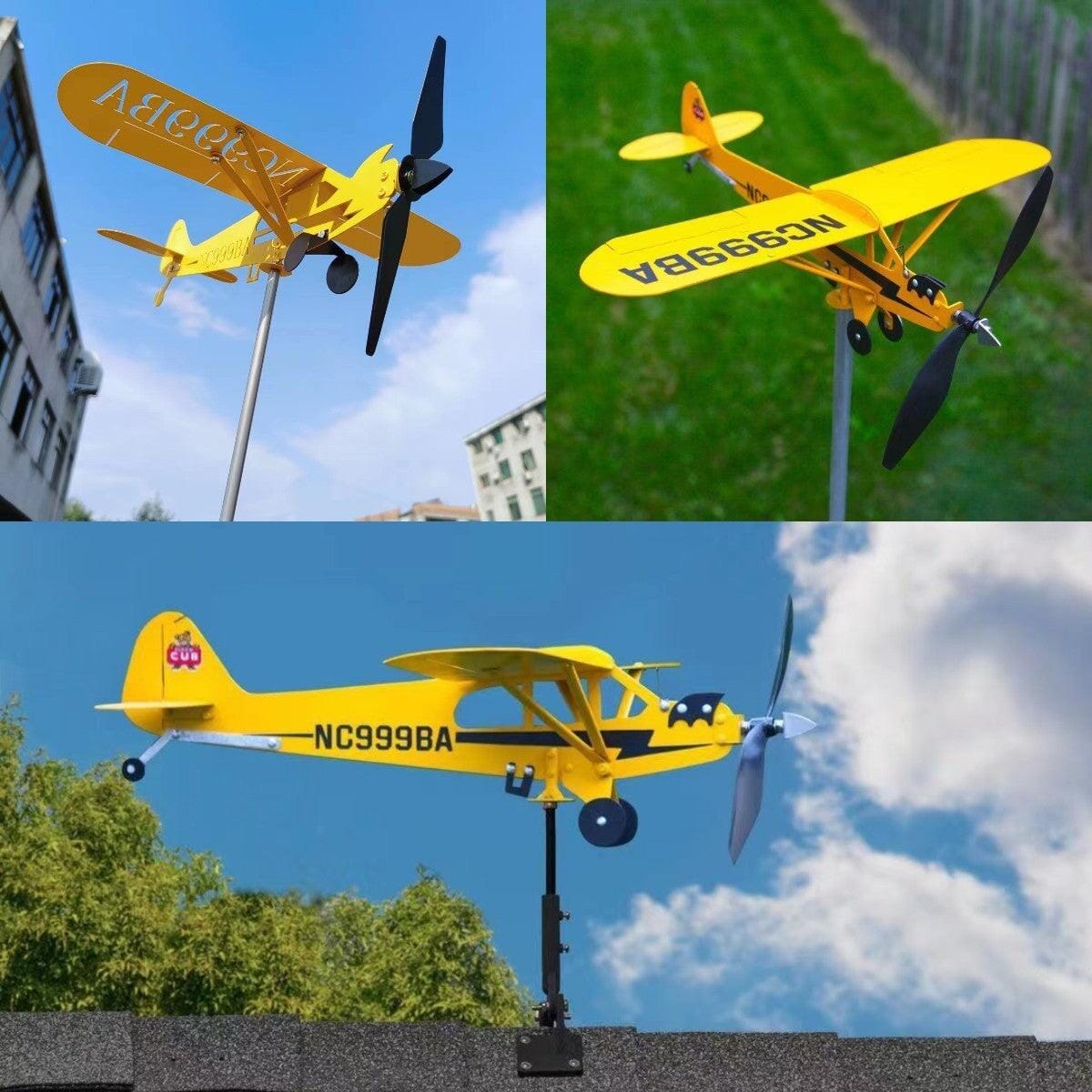 Flygplansväderflöjel - Gåva till flygälskare - Dossify