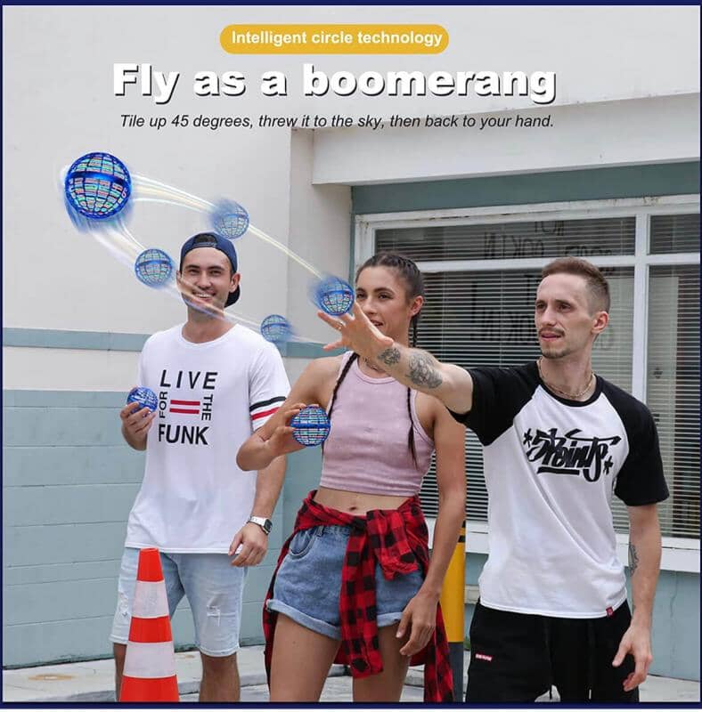 Flynova PRO - Mini drönarboll med LED - Dossify