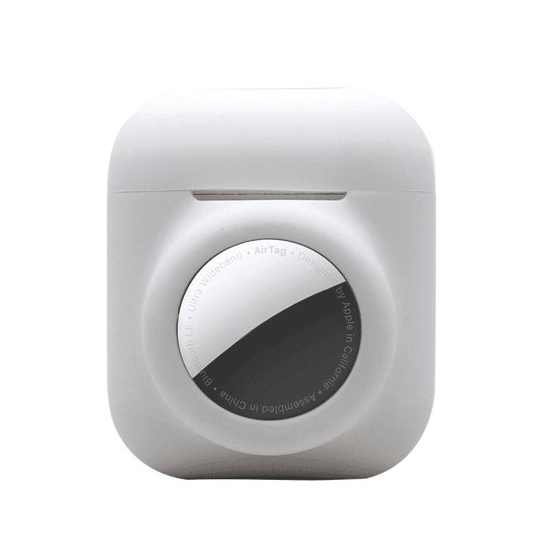 FMW™ - Airpods-hållare i silikon med inbyggd AirTag-hållare - Dossify