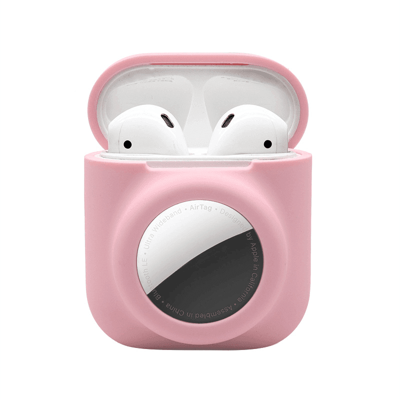 FMW™ - Airpods-hållare i silikon med inbyggd AirTag-hållare - Dossify