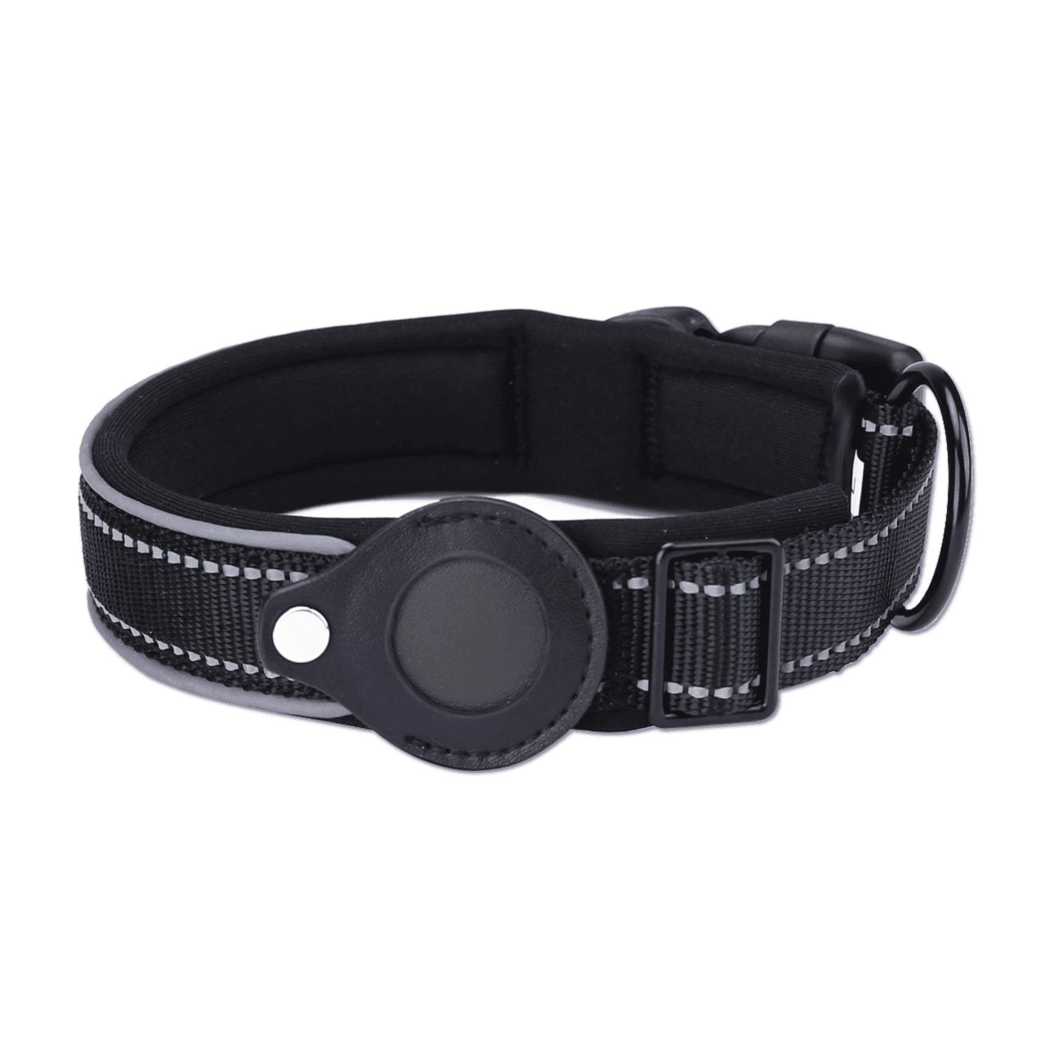 FMW™ - AirTag Hundhalsband - Smart halsband med hållare till Apple AirTag - Dossify