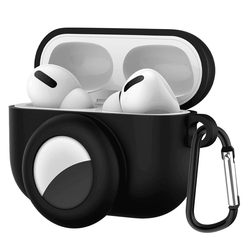 FMW™ - Silikonskydd till Airpods Pro med AirTag-hållare - Dossify