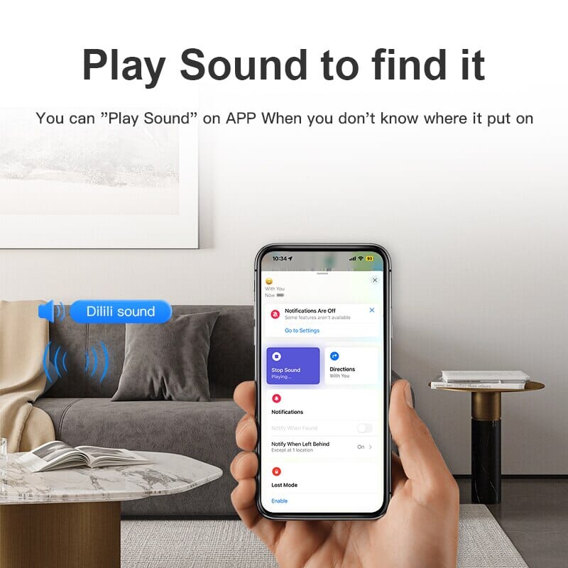 FMW™ Spåra - Keyfinder med Apple Find My - Dossify