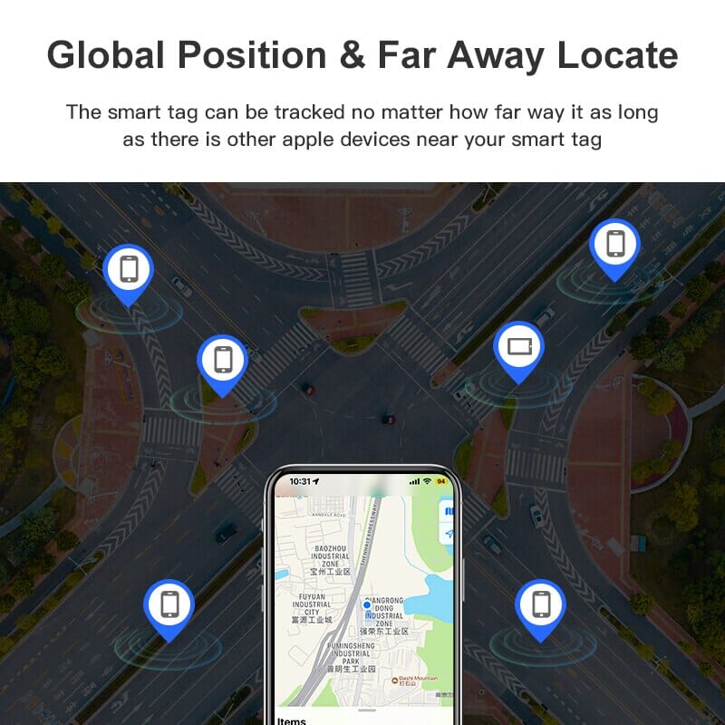 FMW™ Spåra - Keyfinder med Apple Find My - Dossify