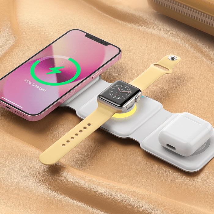 FOCUS CHARGE™ TRÅDLÖS LADDARE 3-I-1 - Dossify