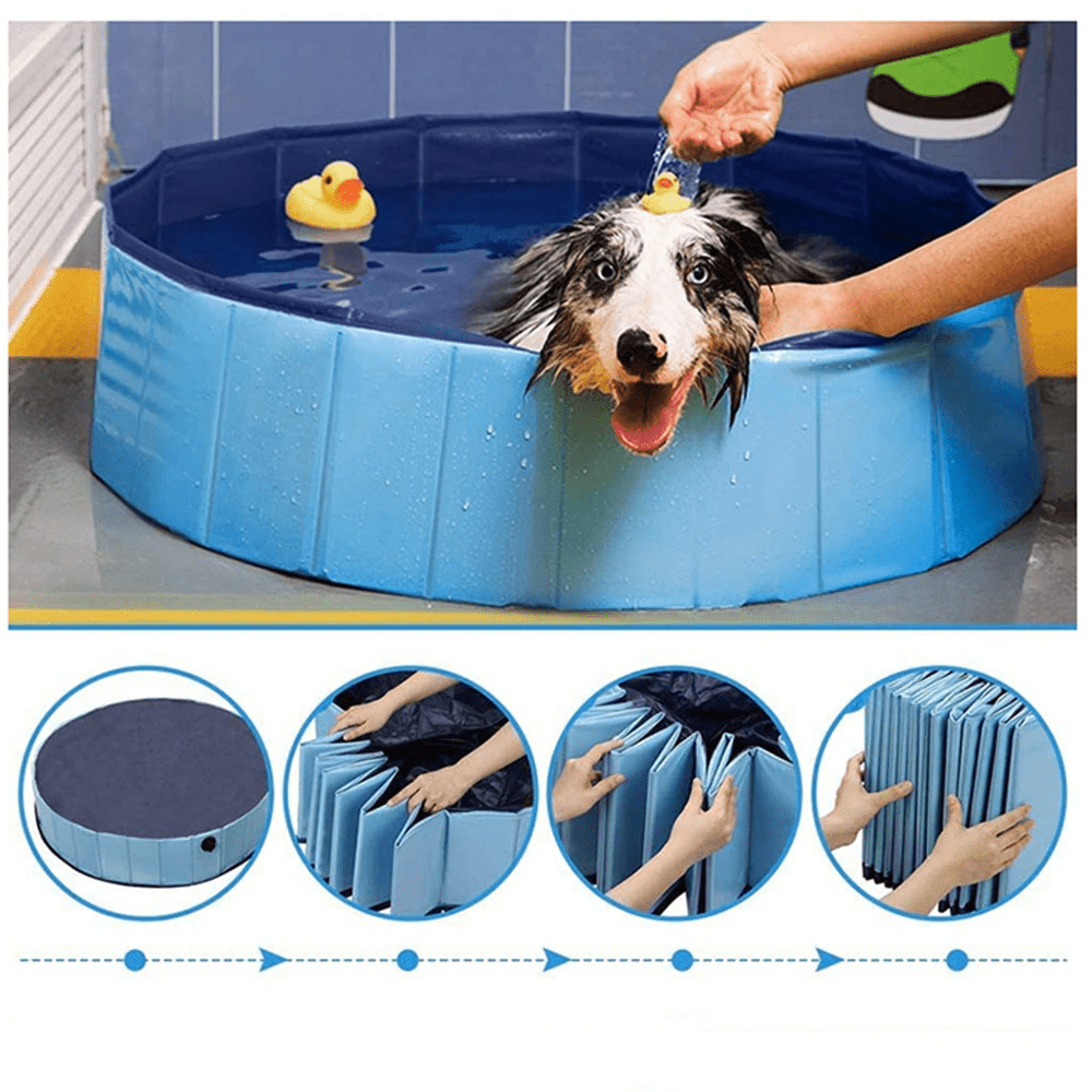Hundpoolen Vikbar Pop-up pool - Dossify