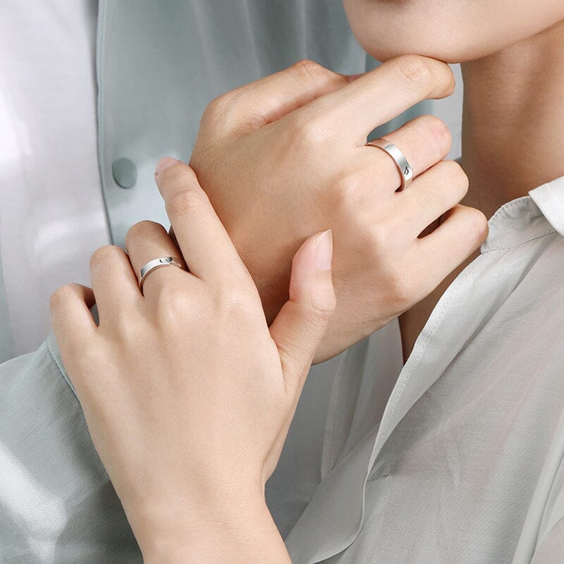 Infinity-ring Sterling Silver Parringar - Alla hjärtans dag Present - Dossify