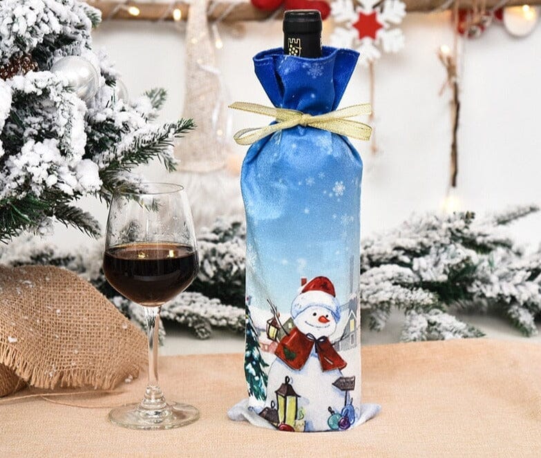 Julsäck till vinflaska - Dossify