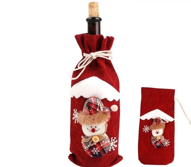 Julsäck till vinflaska - Dossify