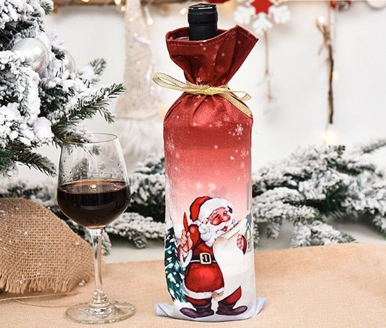 Julsäck till vinflaska - Dossify