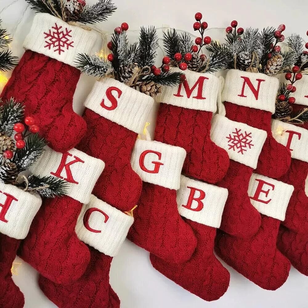 Julstrumpor med Bokstav - Dossify
