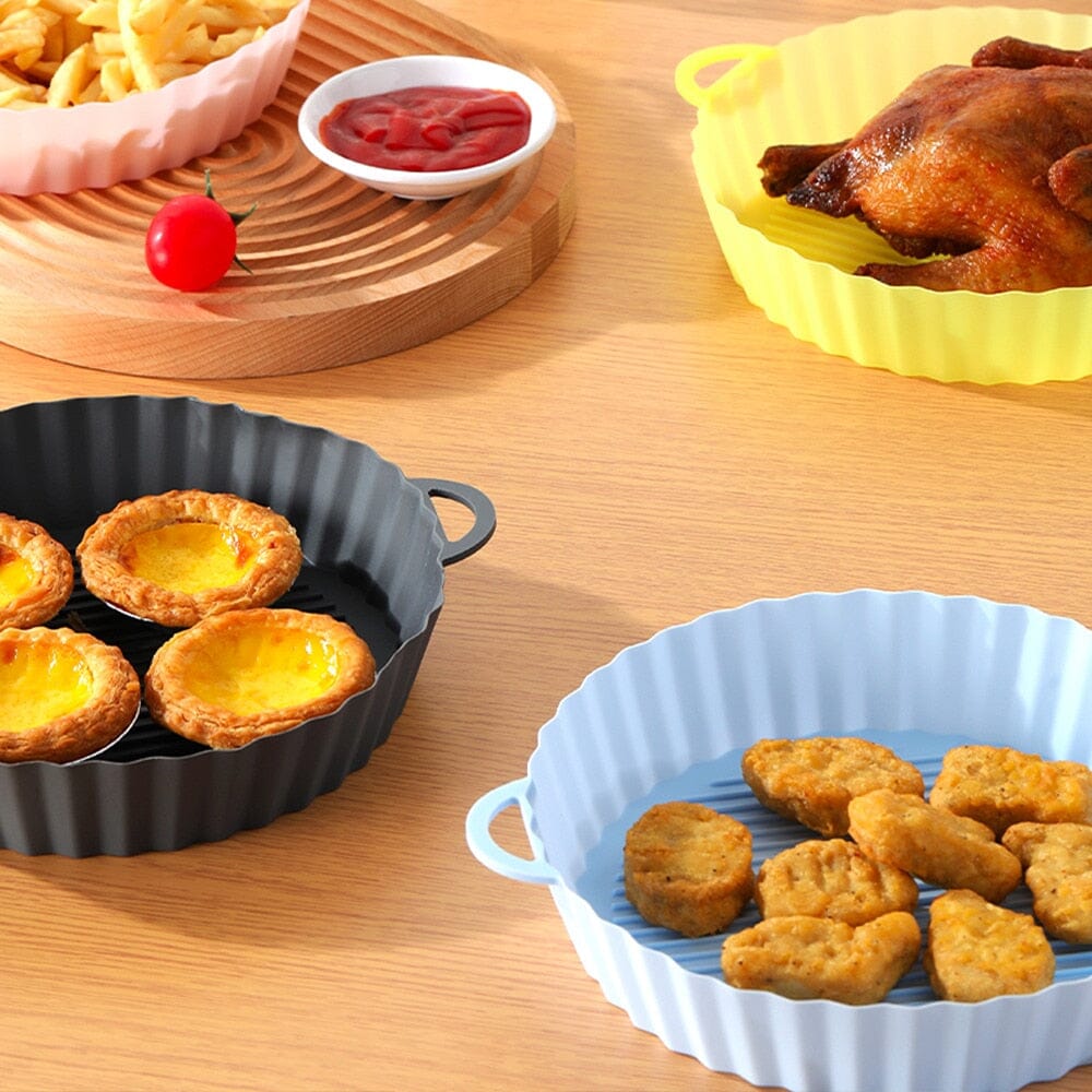 Kladdfri - Silikonform till Airfryer - Slipp diska airfryern - Dossify