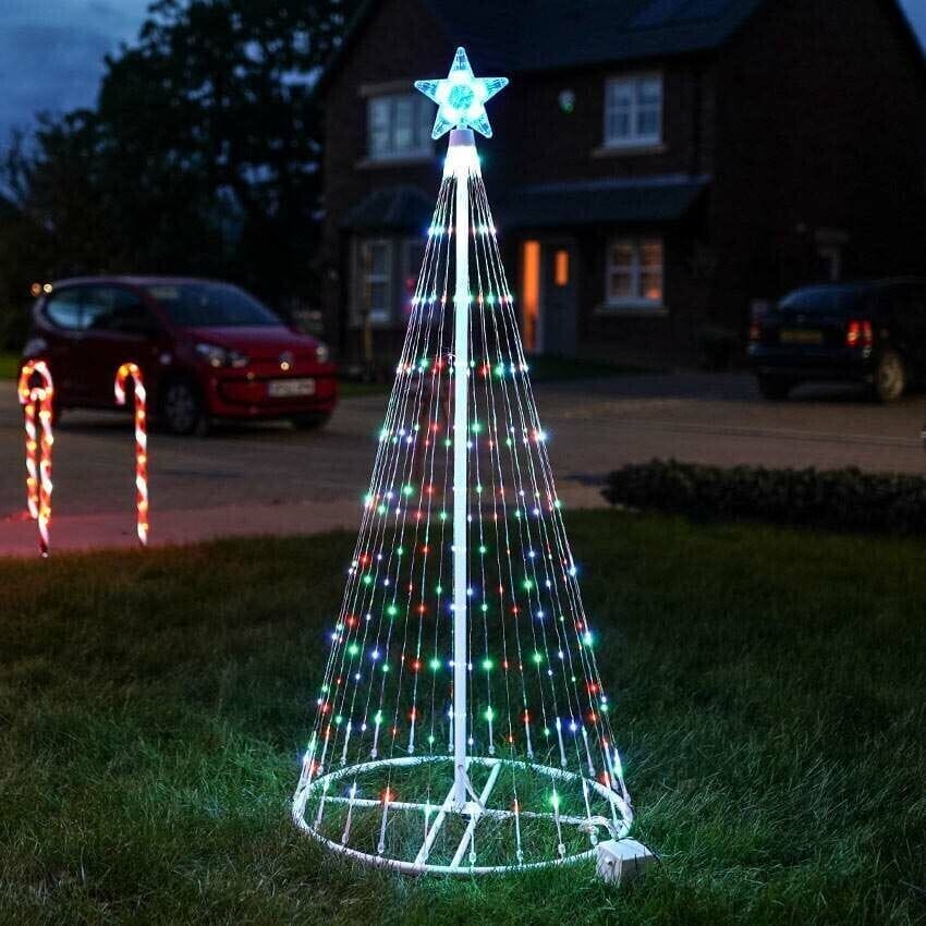 LED Julgransljus med magiska mönster - Dossify