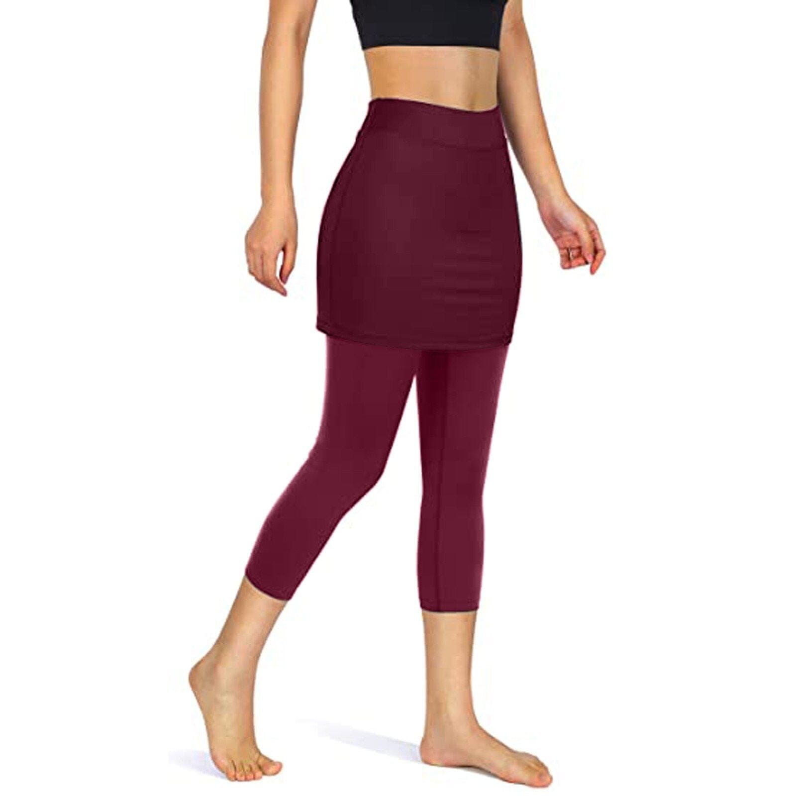 Leggings med kjol och fickor - Dossify