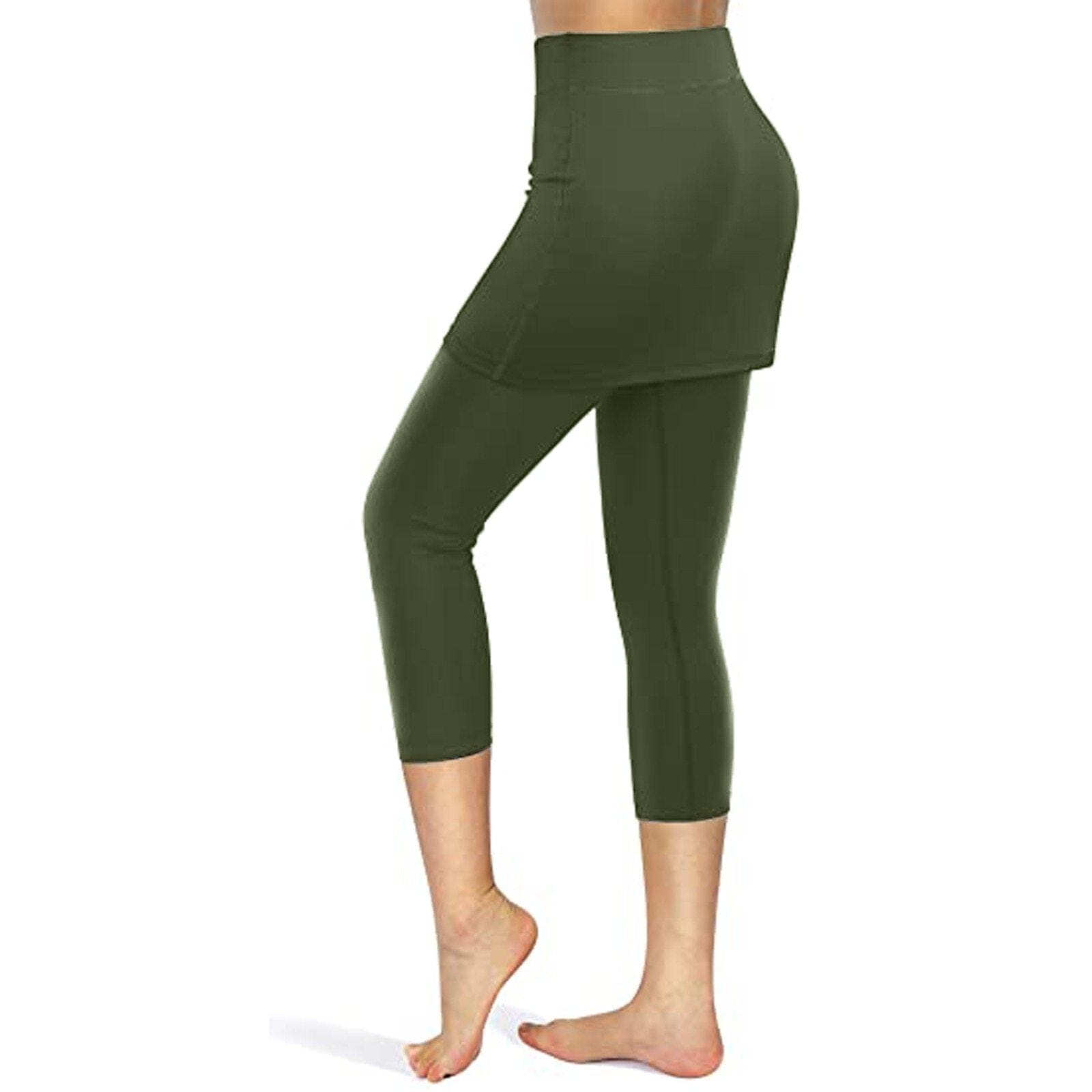 Leggings med kjol och fickor - Dossify