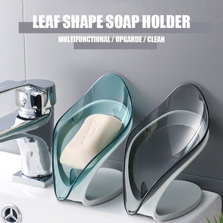 Lövet - Stilren tvålkopp med avrinning - Dossify