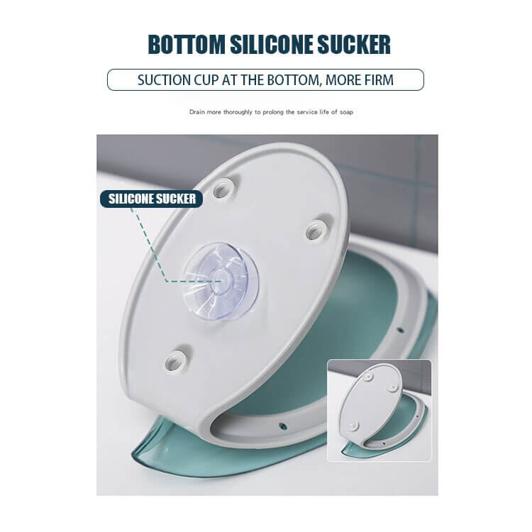 Lövet - Stilren tvålkopp med avrinning - Dossify