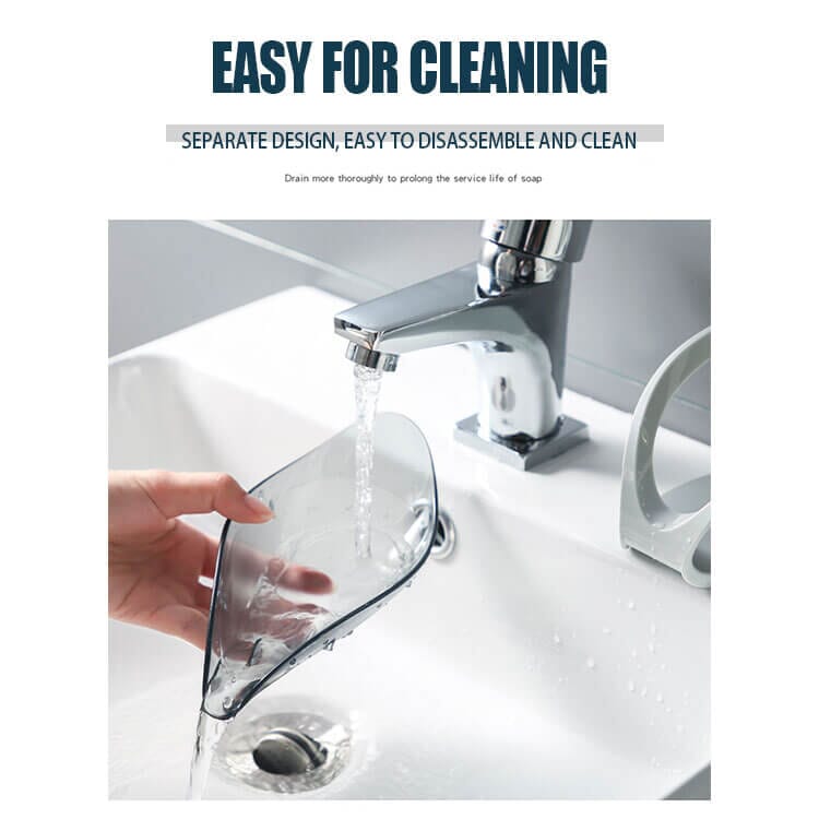 Lövet - Stilren tvålkopp med avrinning - Dossify