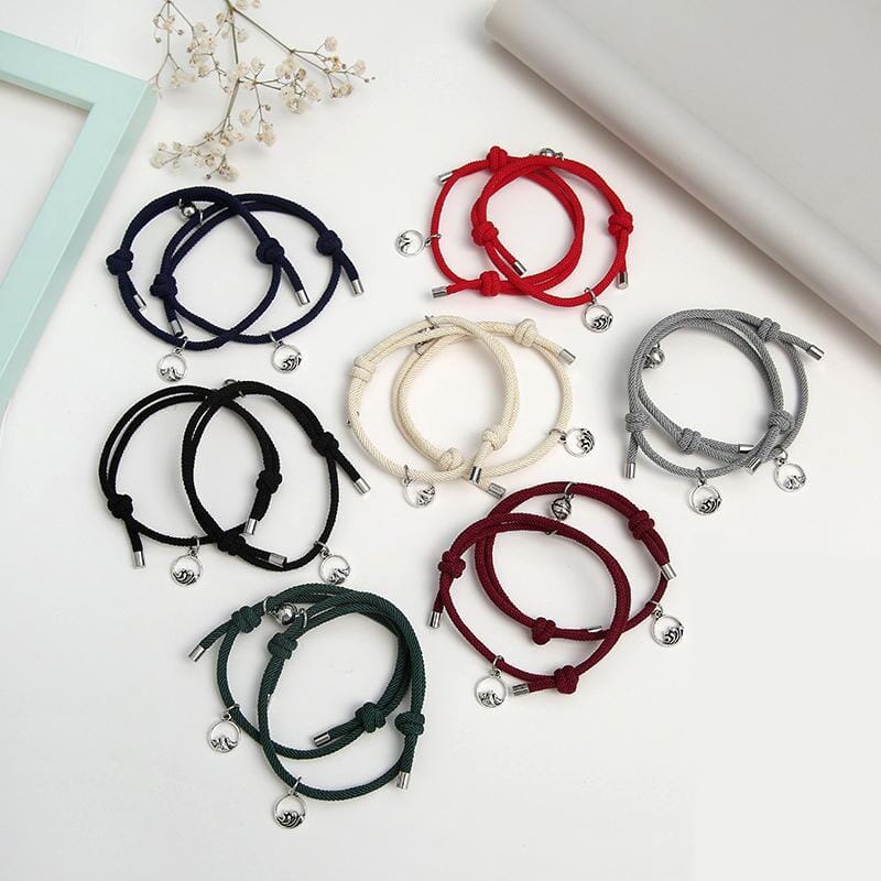 Magnetiska Par armband - Från botten av havet, till toppen av berget - Dossify